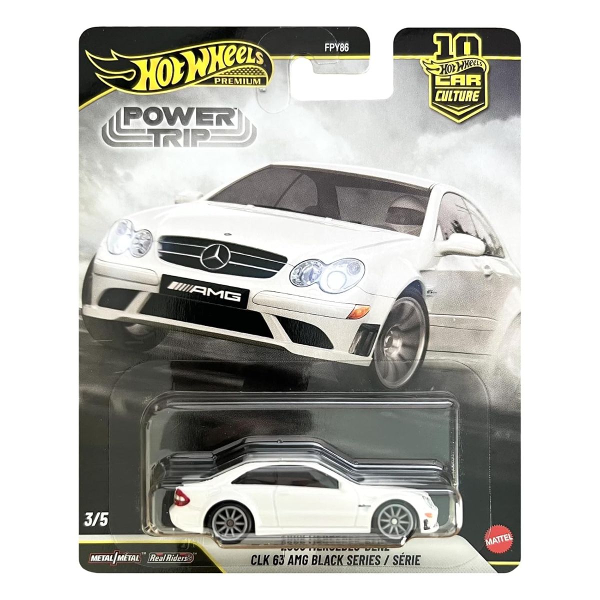 Hot Wheels Car Culture Power Trip 2008 Mercedes Benz Clk 83 Amg 2026